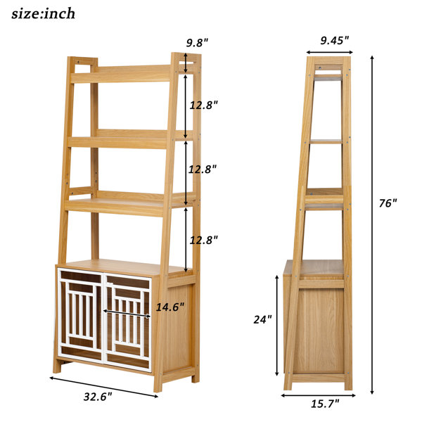 Tucker Murphy Pet™ Pet - Shelving With Leaning Structure, Three Open ...
